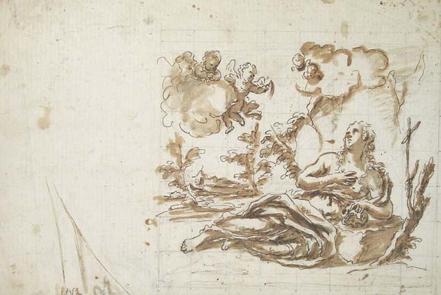 Neapolitan artist, 18th century, the penitent Magdalene
